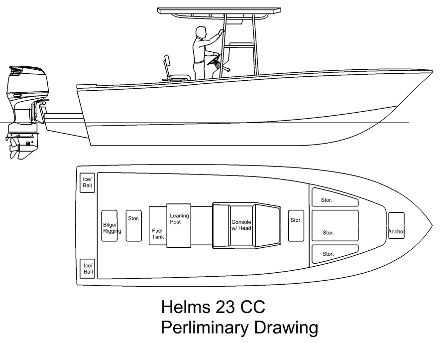 Helms 23 Center Console